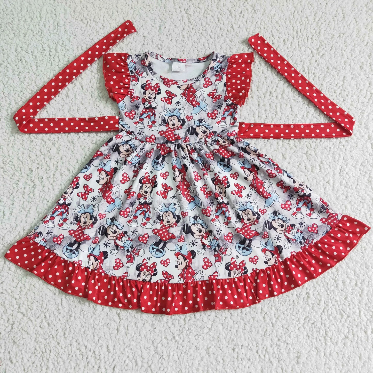Girls Minnie Mouse Twirl Dress