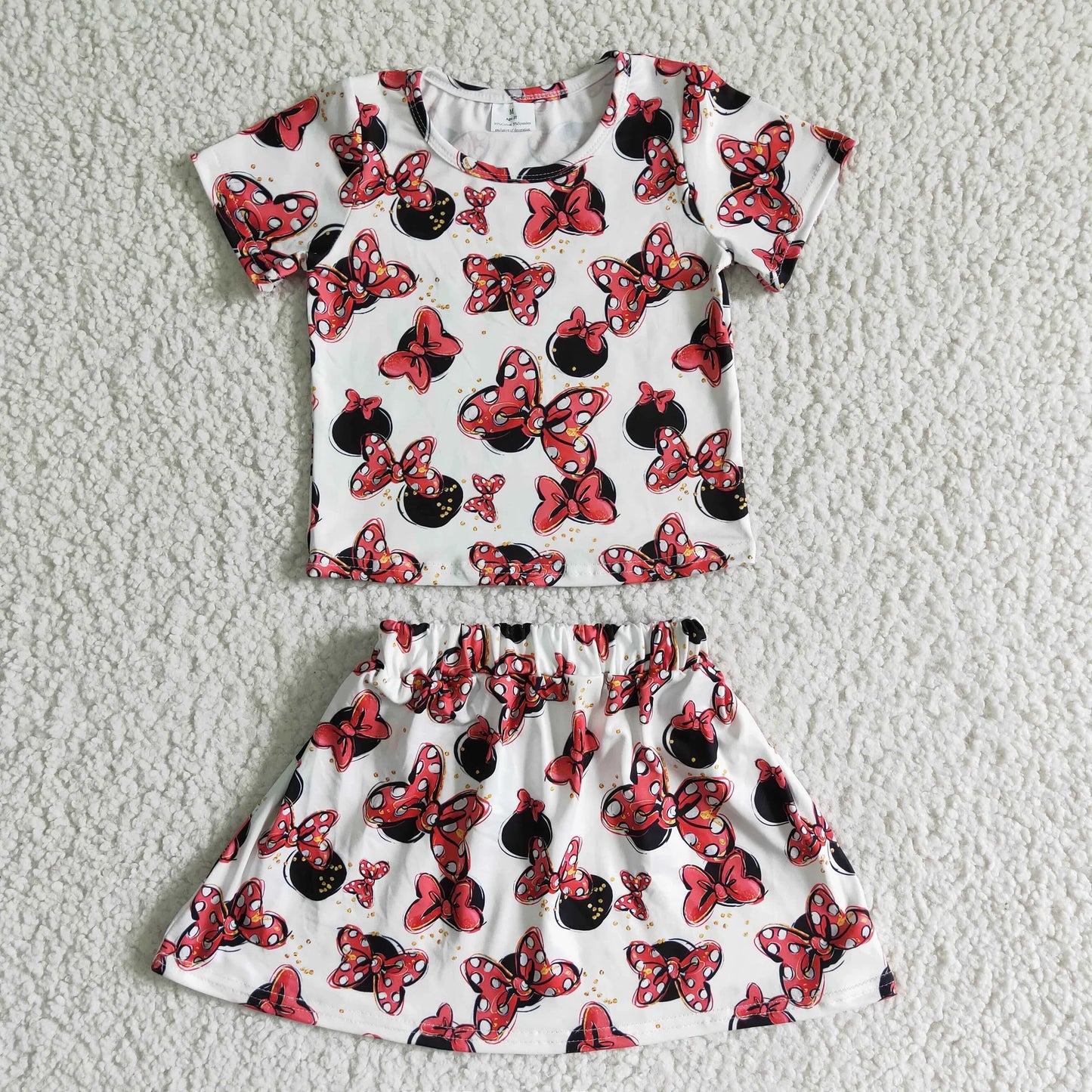 Minnine Mouse Skirt Set