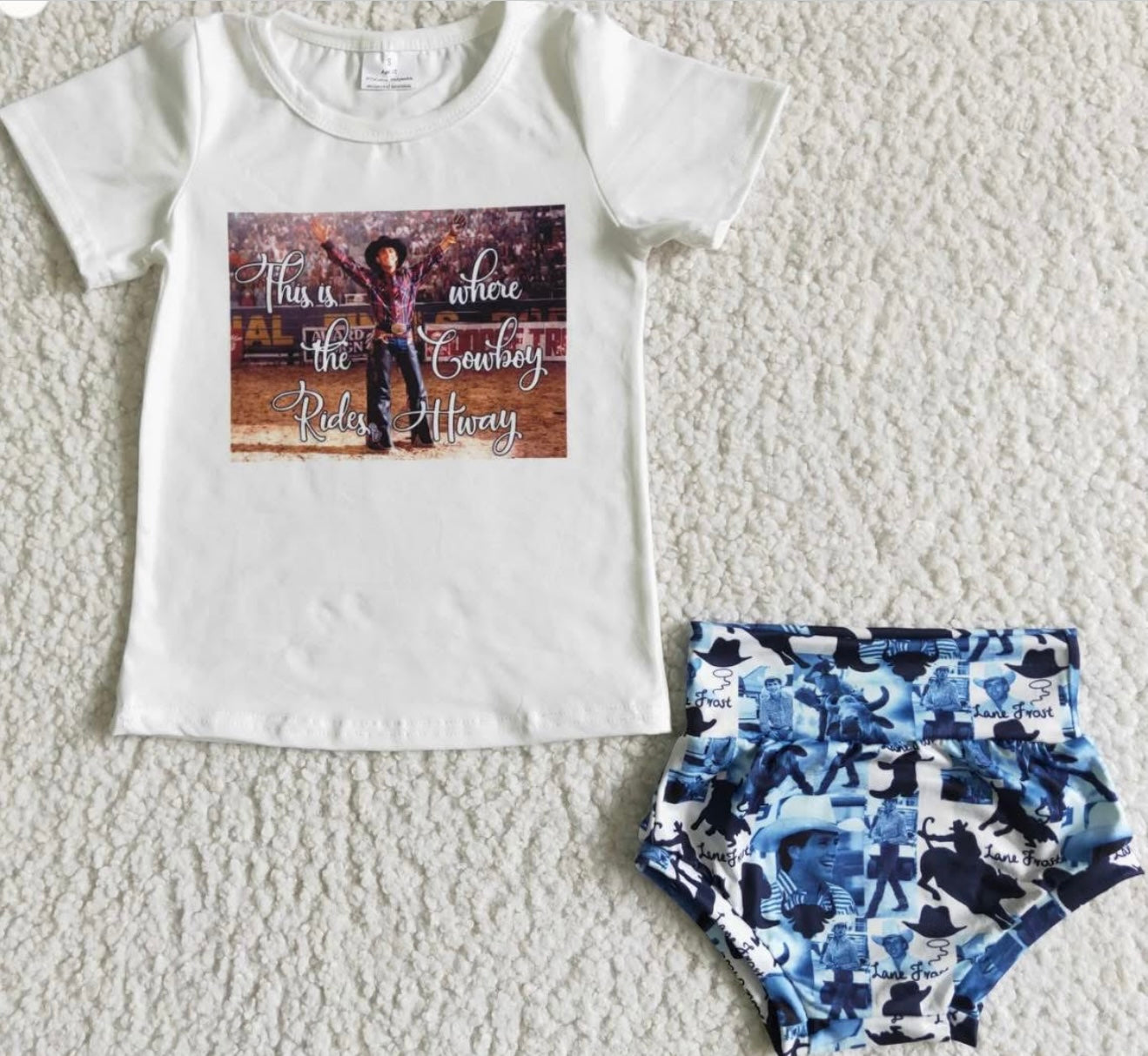 Lane Frost boys bummie outfit