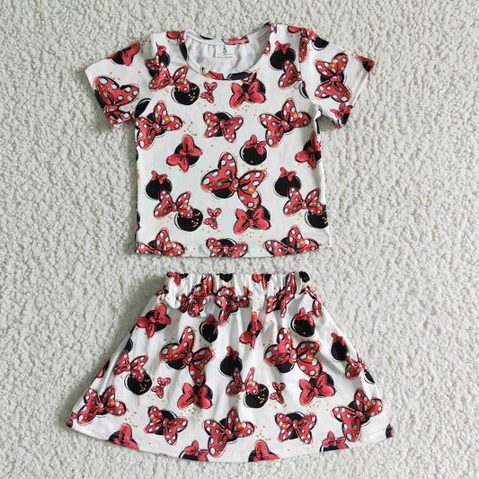 Minnine Mouse Skirt Set