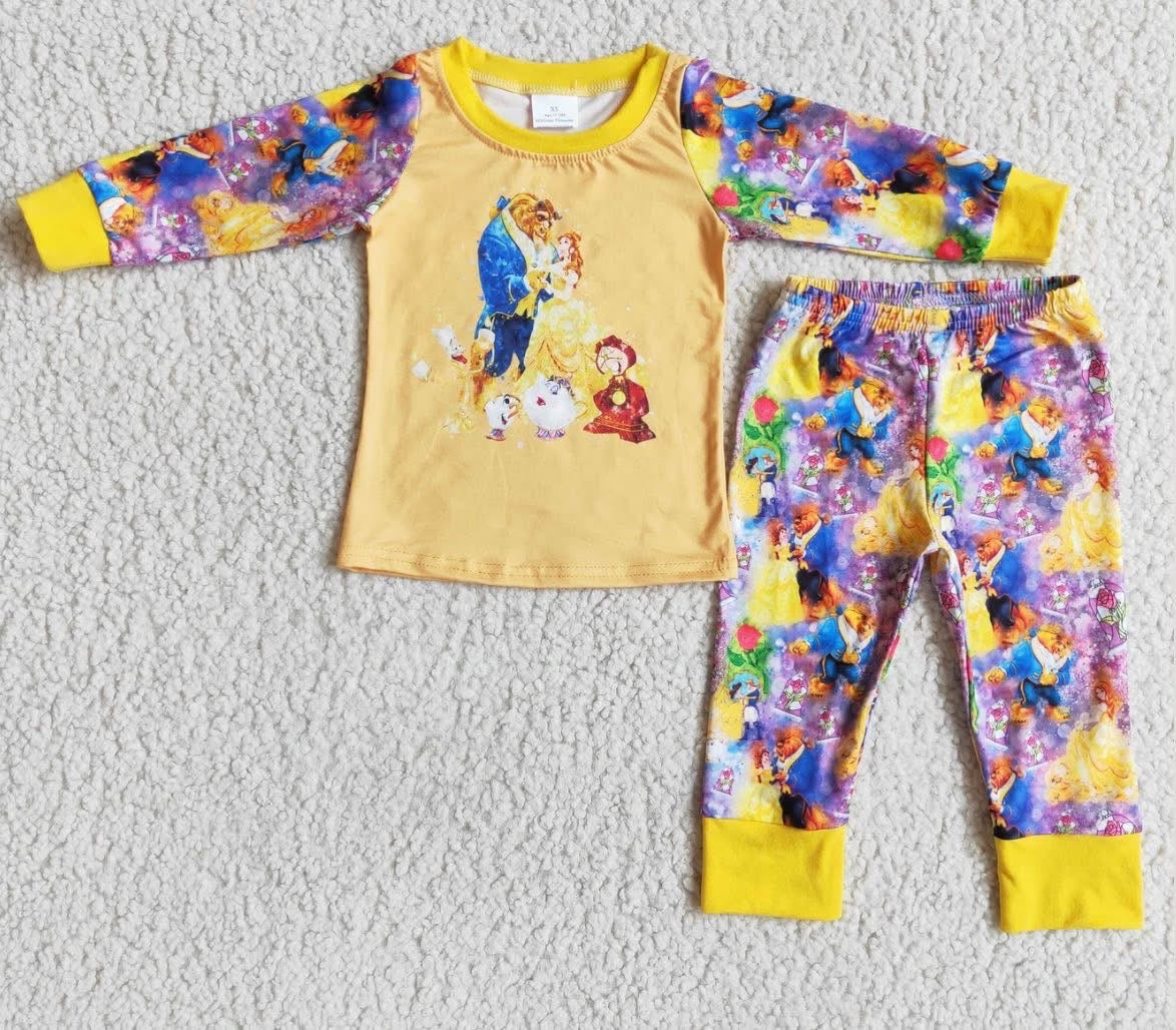 Beauty & the Beast Girls Pajama