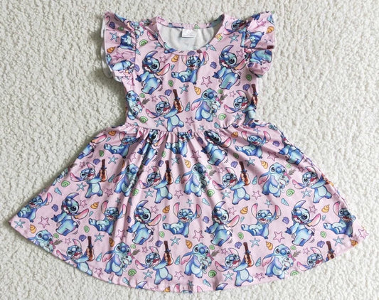 Girls Stitch Twirl Dress