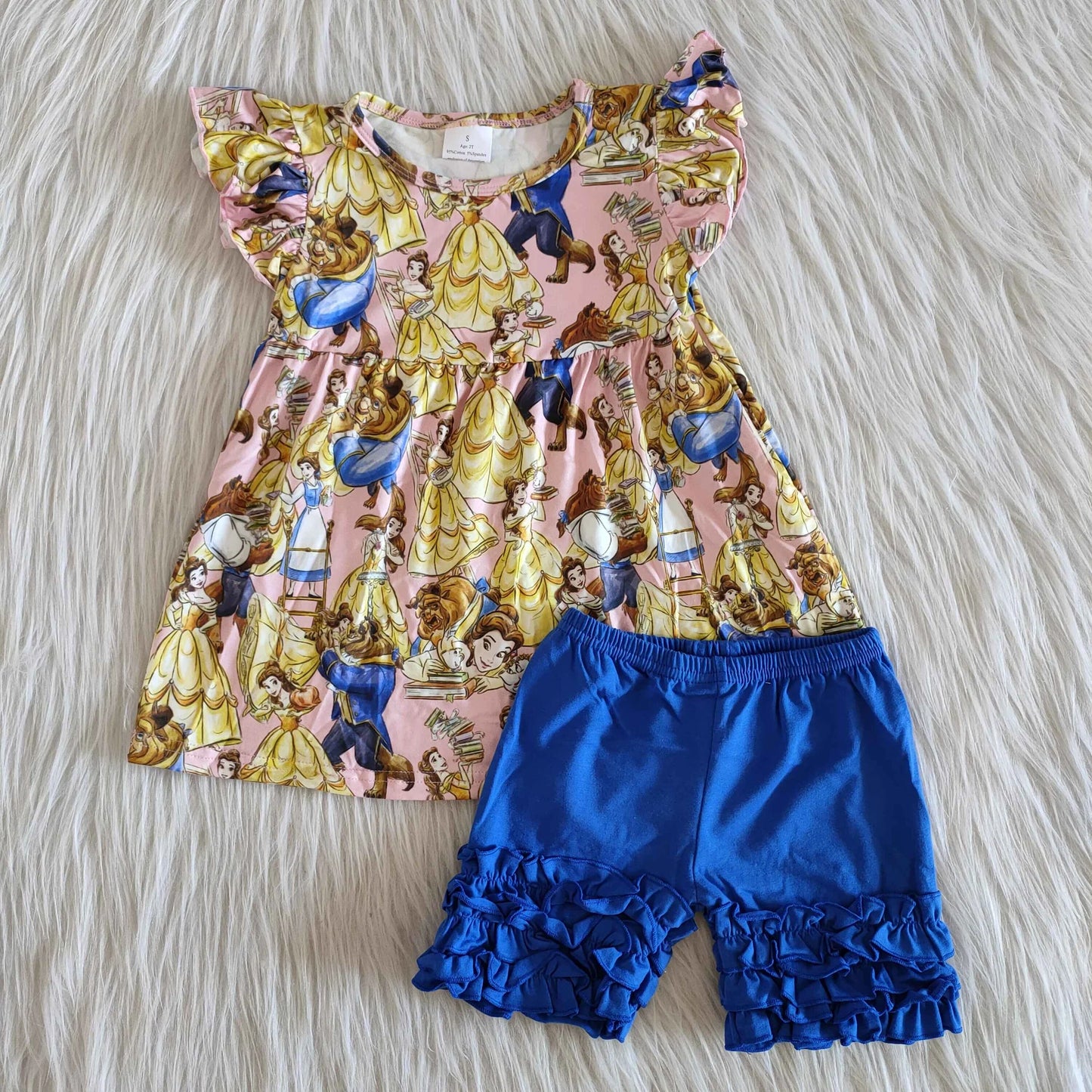 Beauty & The Beast Short Set