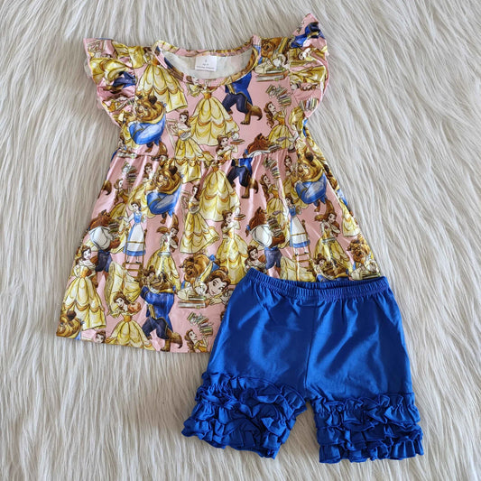 Beauty & The Beast Short Set