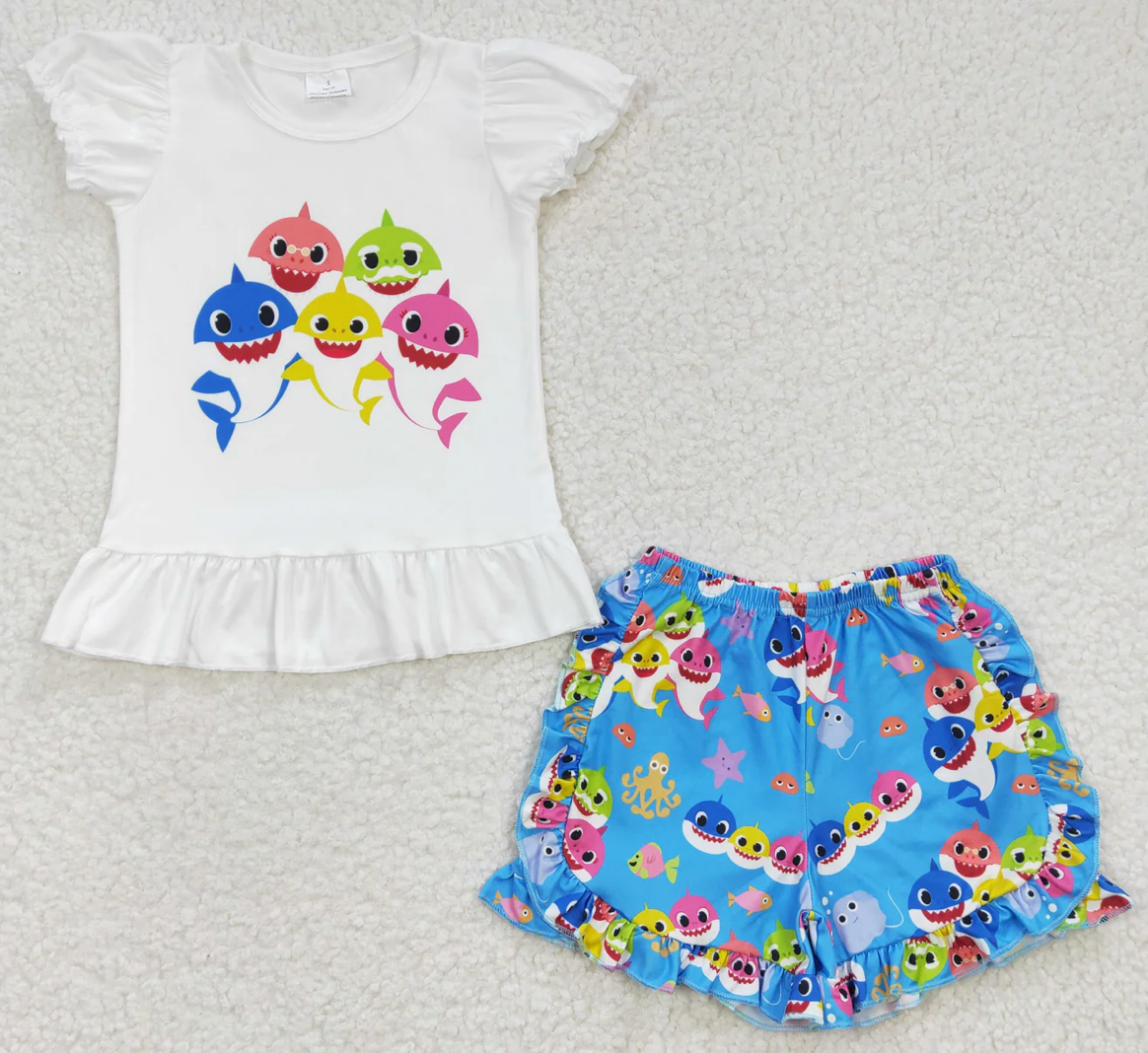 Baby Shark Short Set